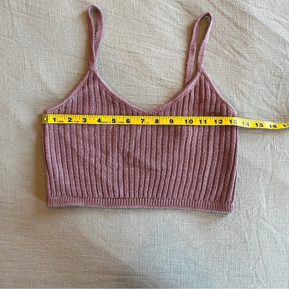 NWT Wild Fable Target Knit Crop Top Tank - Picture 3 of 7